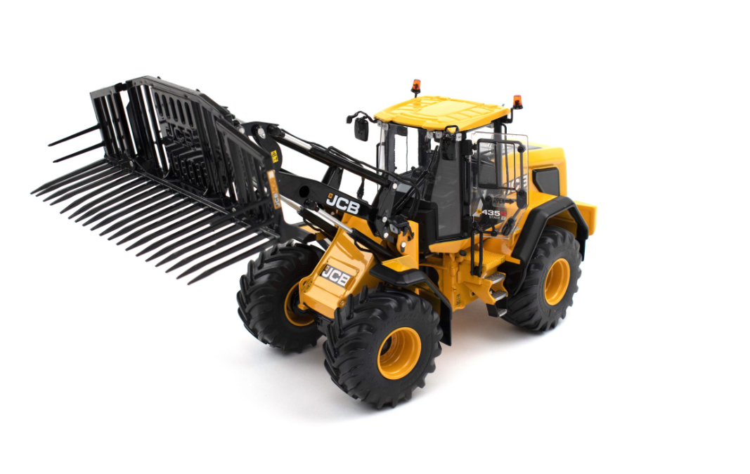 JCB 435S Stage V Radlader mit Silo Schaufel