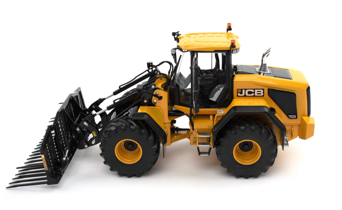 JCB 435S Stage V Radlader mit Silo Schaufel