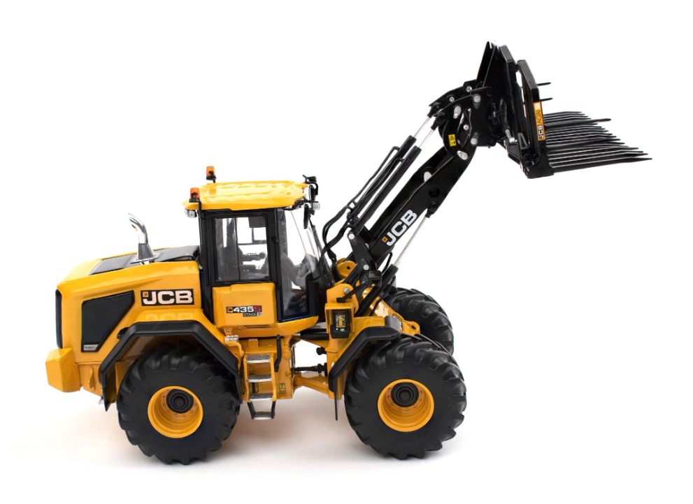 JCB 435S Stage V Radlader mit Silo Schaufel