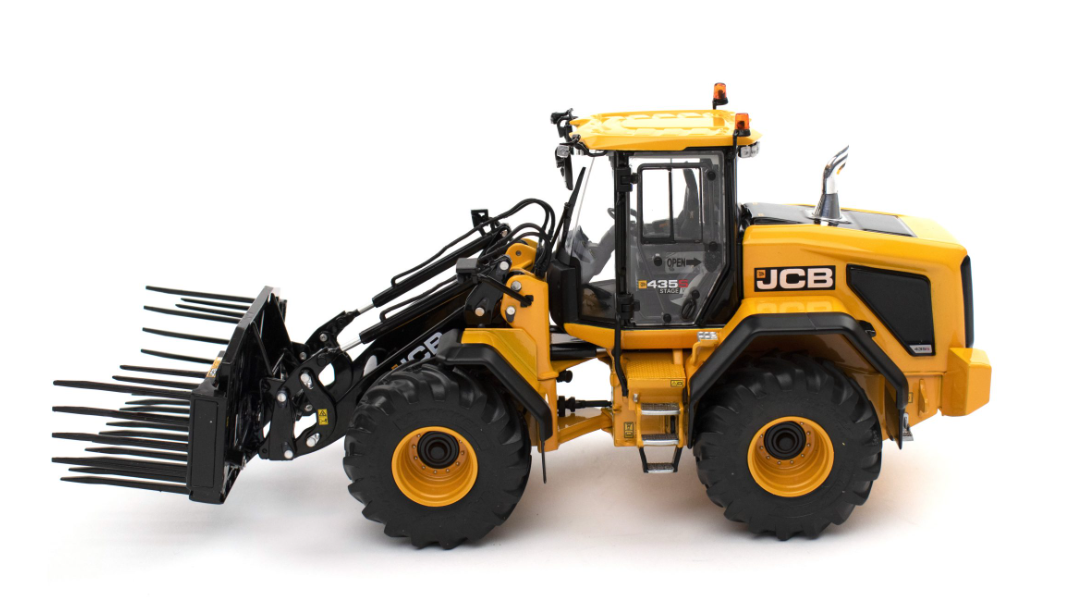 JCB 435S Stage V Radlader mit Silo Schaufel