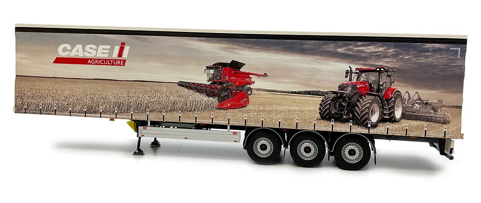 MARGE 1902-01-16 Pacton-Curtainsider-Anhänger im neuen Case IH-Design