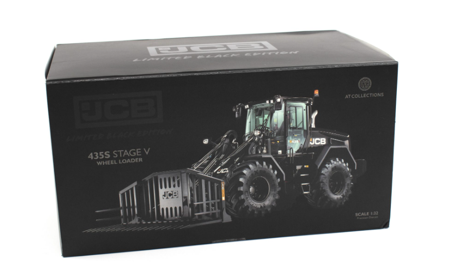 Radlader CB 435S Stufe V mit Grasgabel. Limitierte schwarze Version