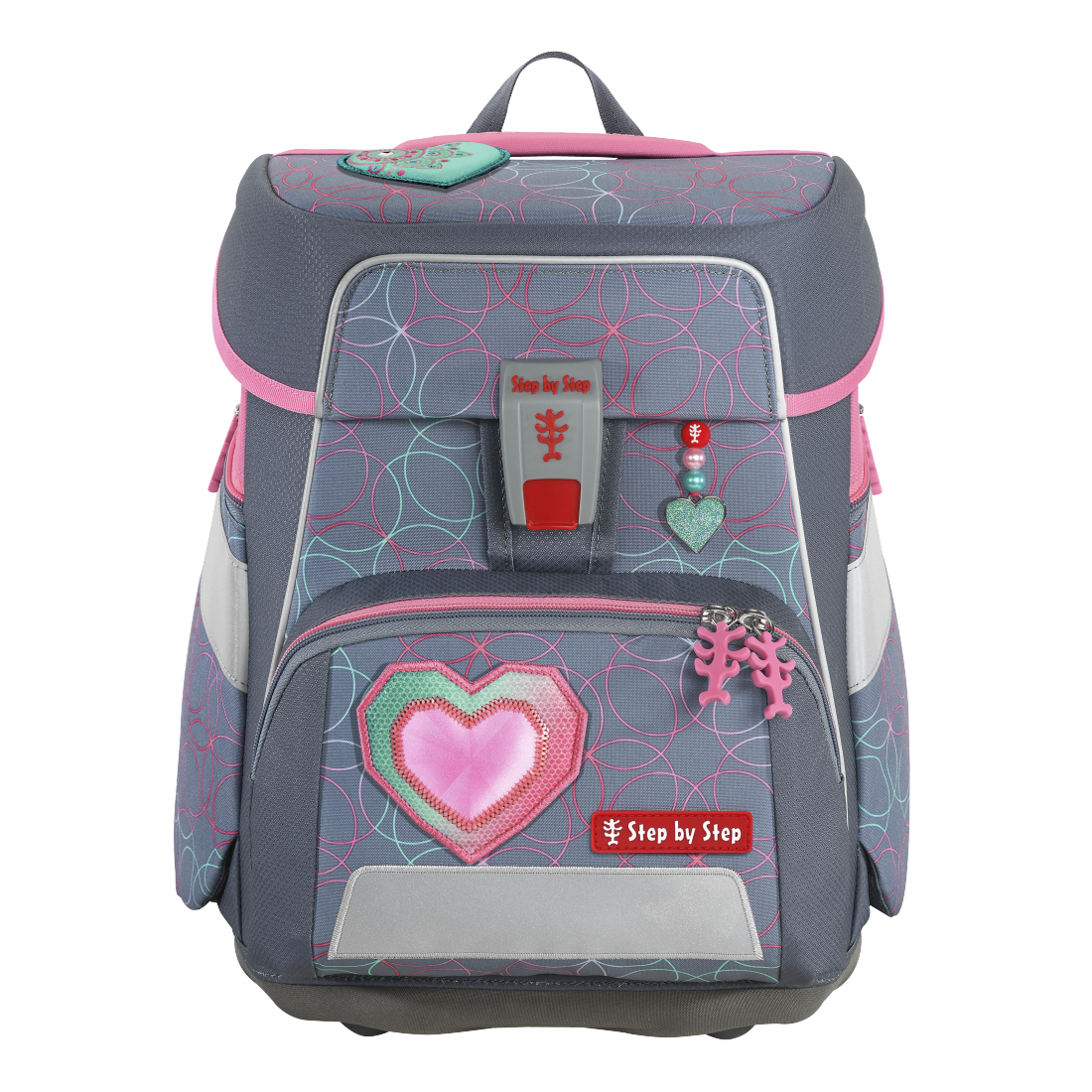 Step by Step SPACE Schulranzen-Set Glitter Heart Hazle"