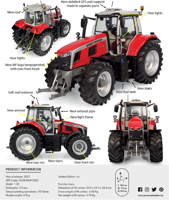 Massey Ferguson 7S.190 2023