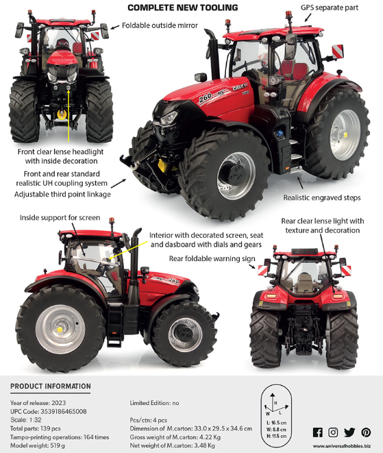 Case IH Puma 260 CVXDrive 2023