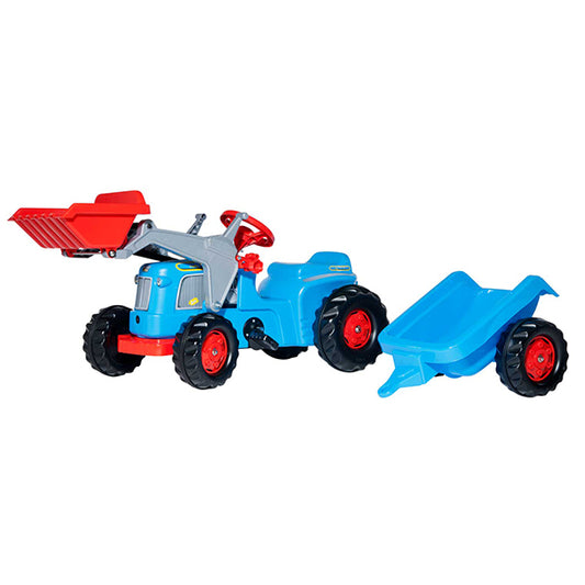 Kiddy Classic Lader + Anhänger blau/rot