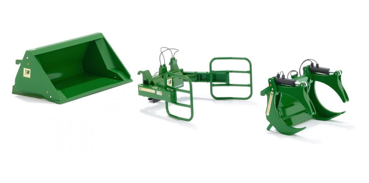 B & L Frontladewerkzeuge Set A - John Deere-Grün