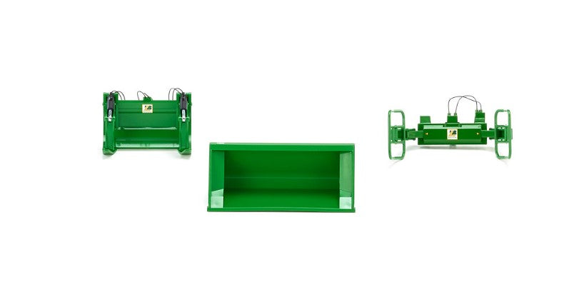 B & L Frontladewerkzeuge Set A - John Deere-Grün