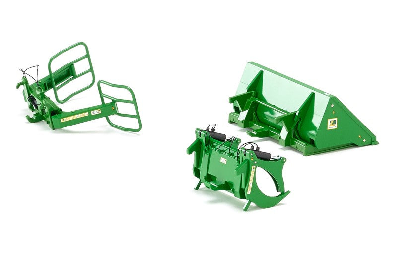B & L Frontladewerkzeuge Set A - John Deere-Grün
