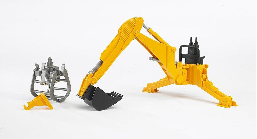 Heckbagger mit Greifer