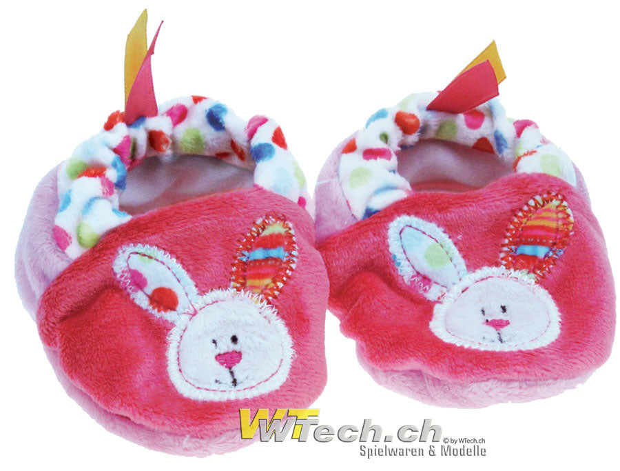 Baby Luna Collection Plüschfinkli mit Hasenmotiv pink