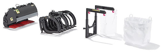 B und L Frontladerwerkzeuge Set B - Schwarz