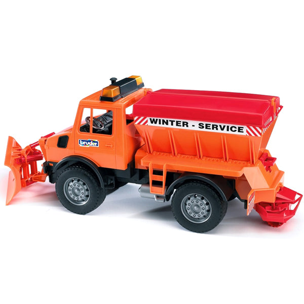 MB-Unimog Winterdienst mit Räumschild