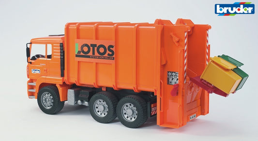 MAN TGA Hecklader Müll-LKW orange