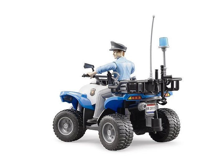 Polizei-Quad mit Polizist und Zubehör