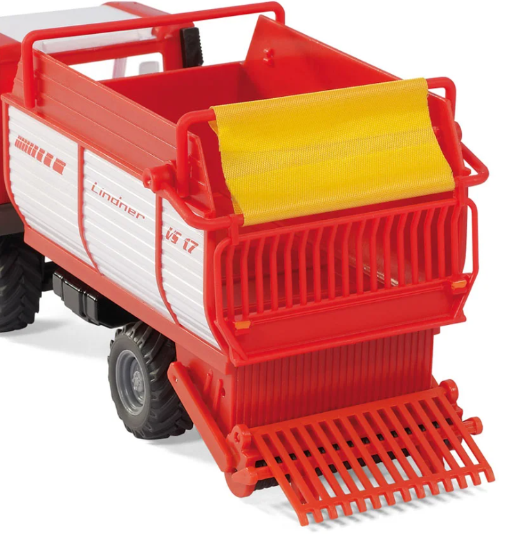 Lindner Unitrac mit Ladewagen