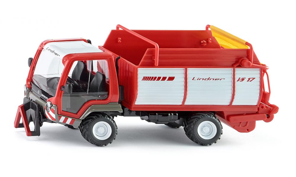 Lindner Unitrac mit Ladewagen
