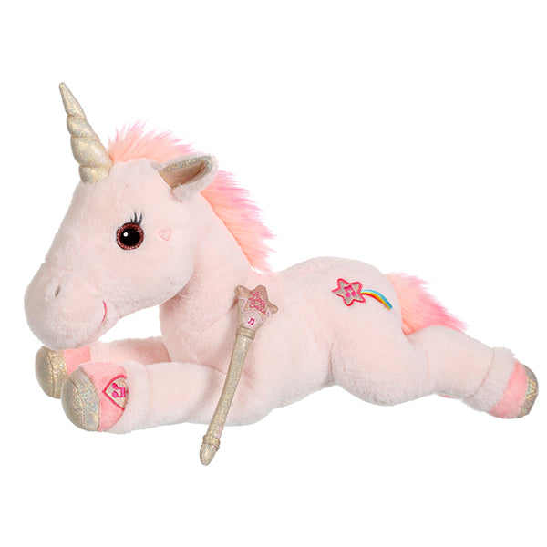 Einhorn 35cm mit Licht & Sound mit Zauberstab