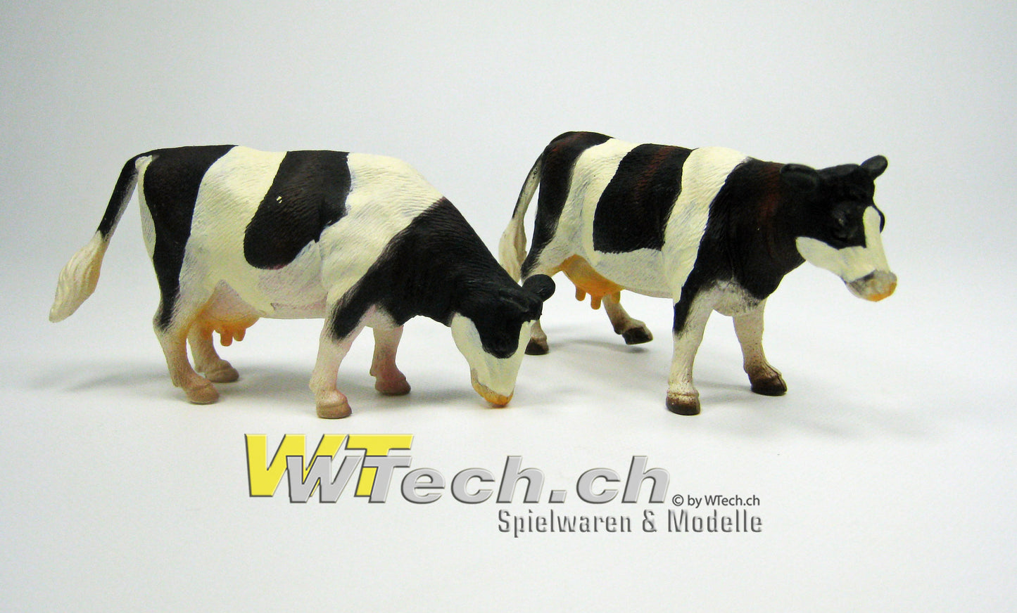Kühe 2er-Set stehend schwarz