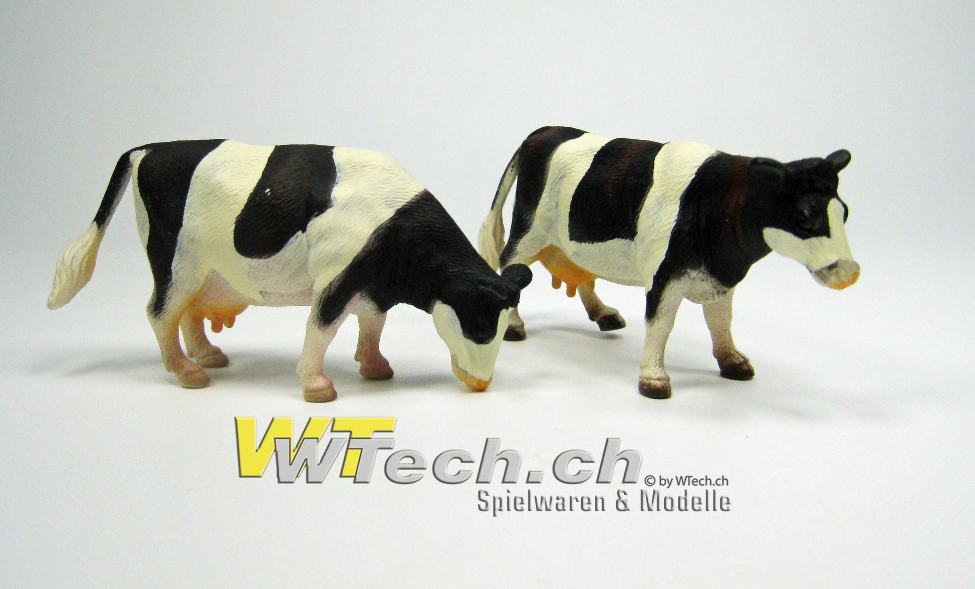 Kühe 2er-Set stehend schwarz