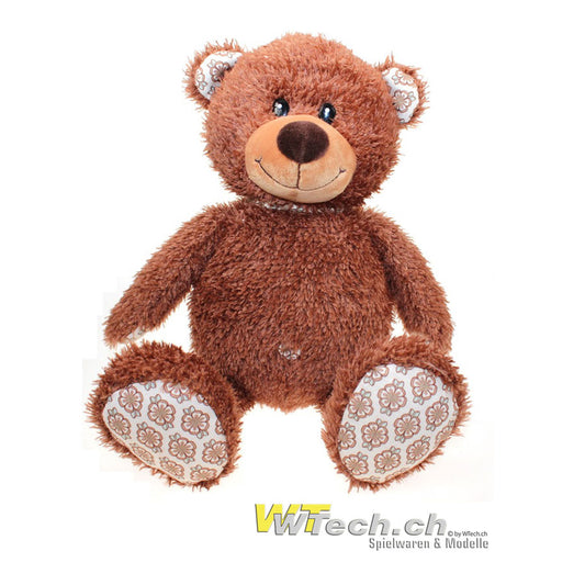 Idis Vintage Bär 38cm Blumen-Muster""