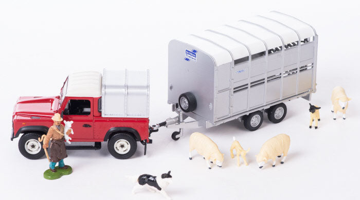 Schäfer Set mit Landrover Defender