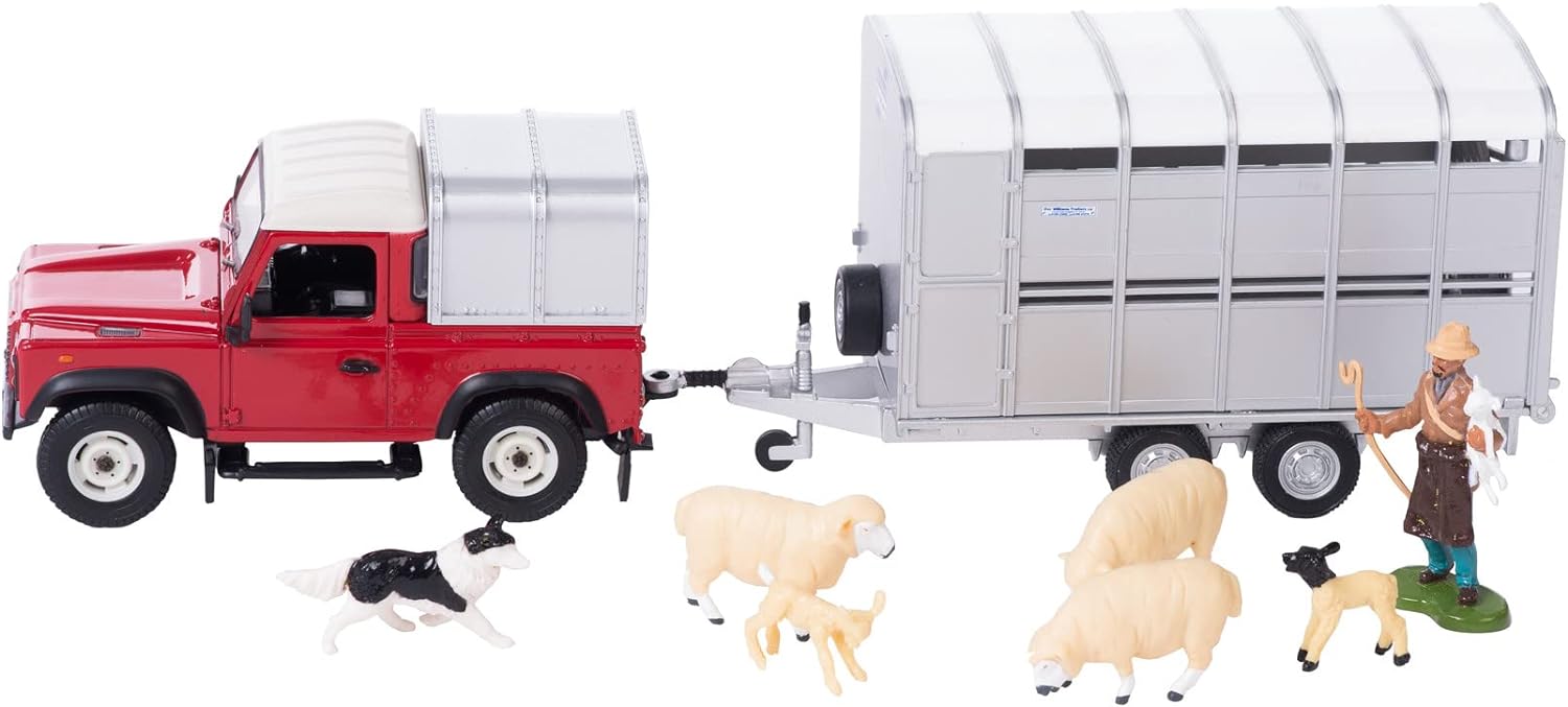 Schäfer Set mit Landrover Defender