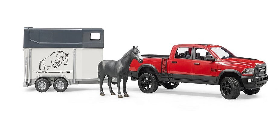 RAM 2500 Power Wagon mit Pferdeanhänger und 1 Pferd