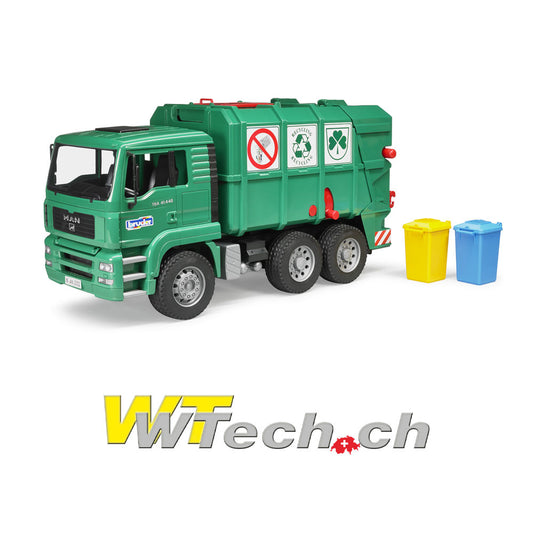 MAN TGA Müll-LKW grün