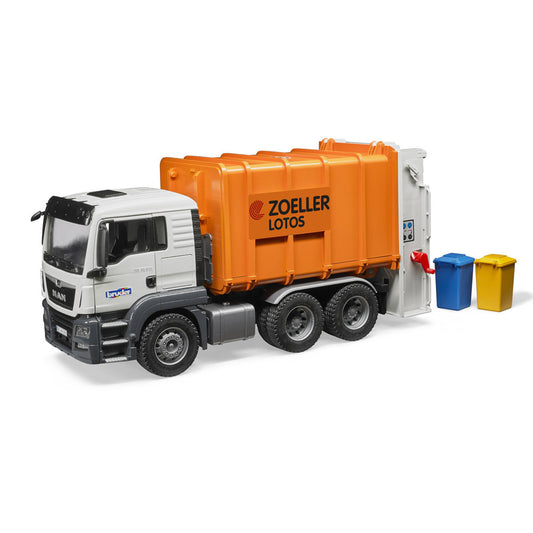 MAN TGS Müll-LKW Hecklader orange