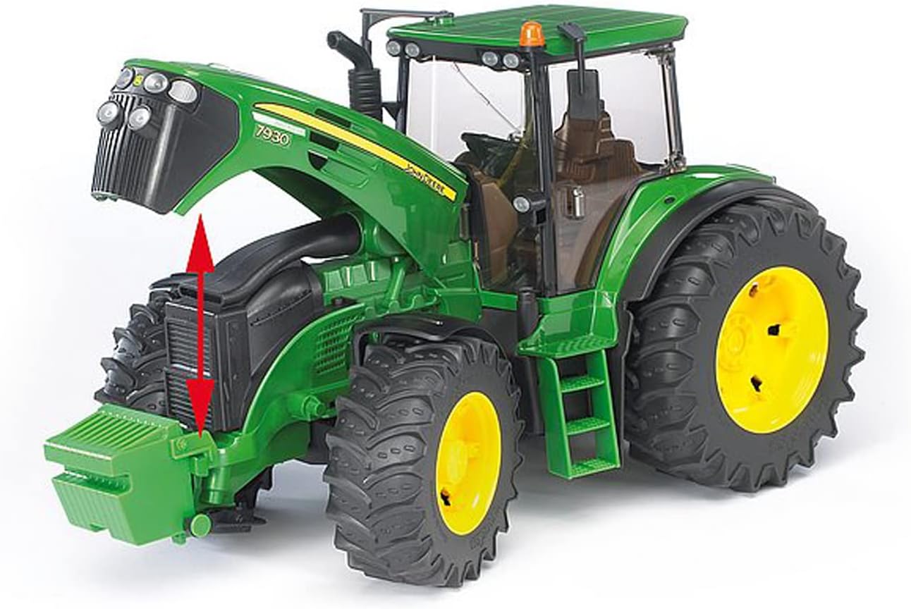 John Deere Traktor mit Frontlader Profi-Serie 44.5x17.5x20cm