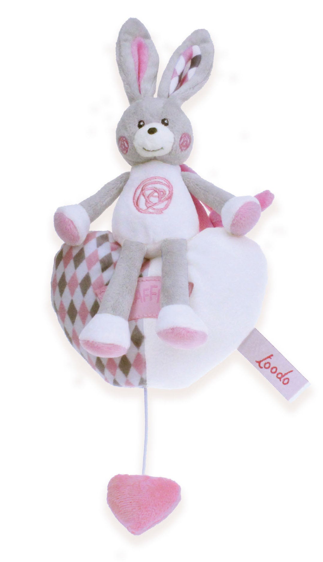 Graffity Hase Musikdose pink