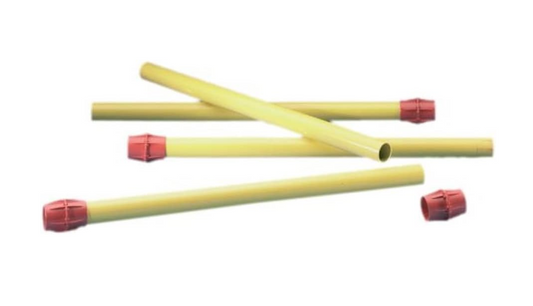 Röhren mit Kupplung 4 stück