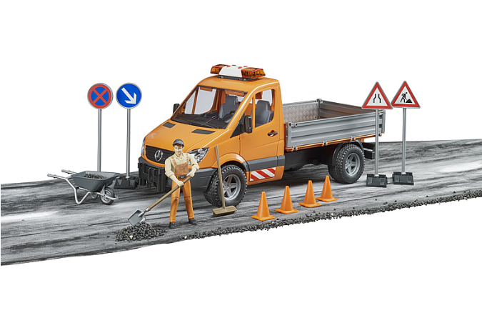 MB Sprinter Kommunal mit Fahrer und Zubehör