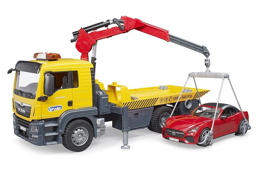 MAN TGS Abschlepp-LKW mit Bruder Roadster