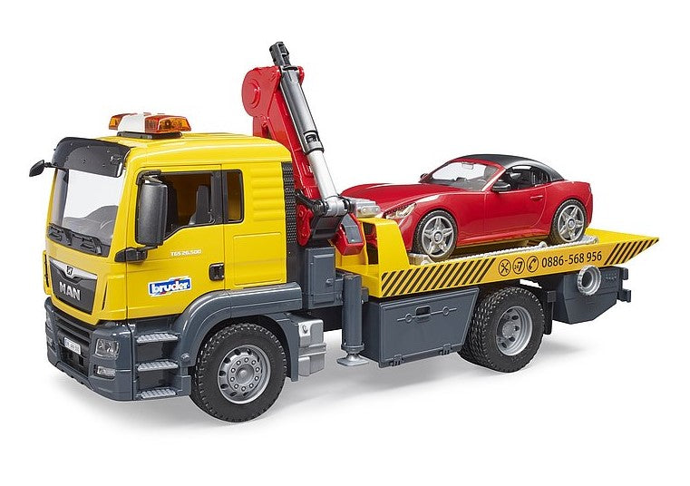 MAN TGS Abschlepp-LKW mit Bruder Roadster
