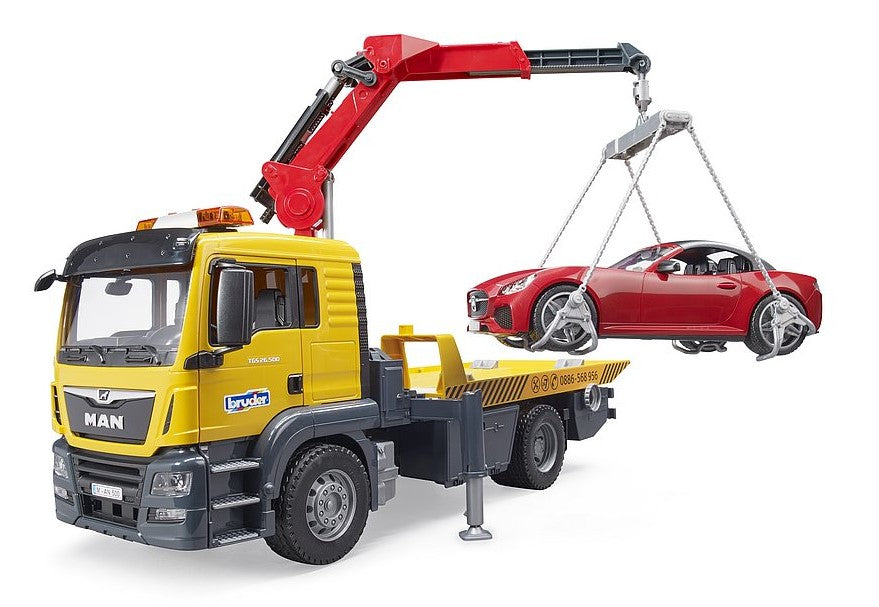 MAN TGS Abschlepp-LKW mit Bruder Roadster