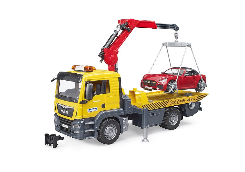 MAN TGS Abschlepp-LKW mit Bruder Roadster