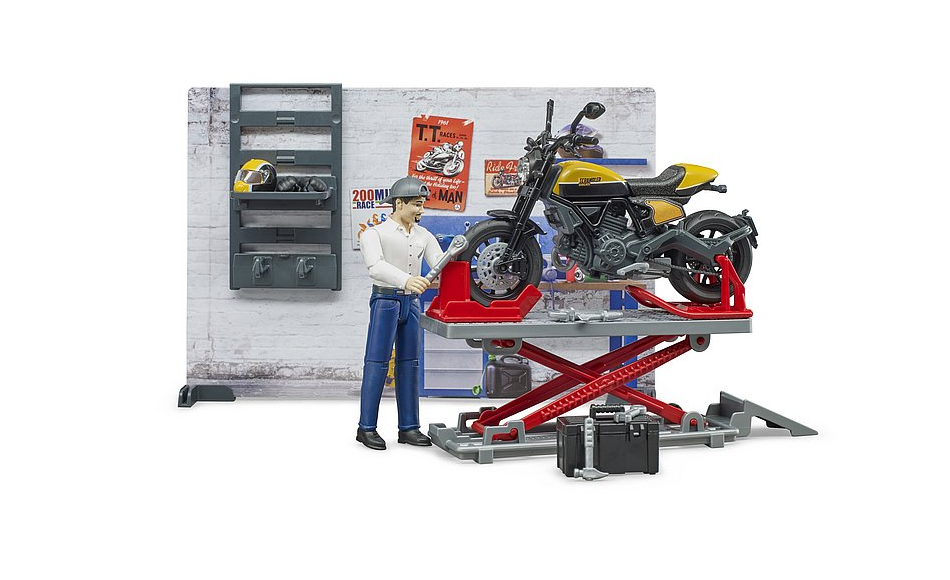 bworld Motorradwerkstatt mit Ducati Scrambler Full Throttle