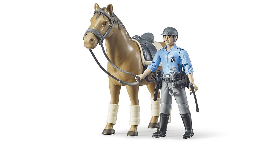 Berittener Polizist