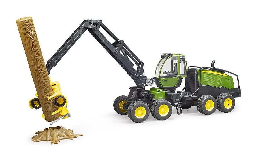 John Deere 1270G Harvester mit Baumstamm