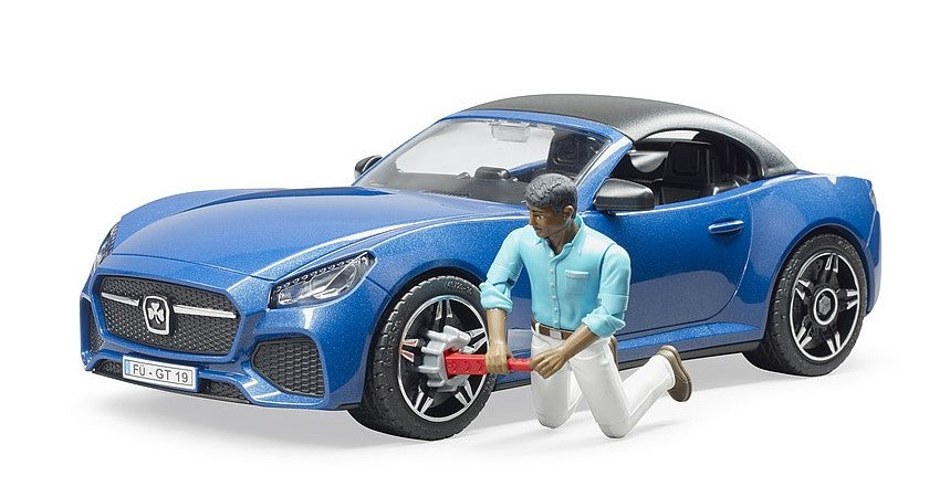 Bruder Roadster mit Fahrer