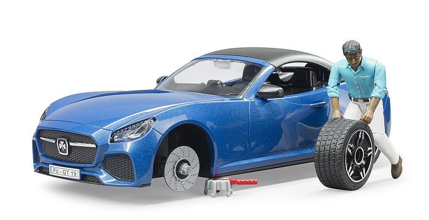 Bruder Roadster mit Fahrer