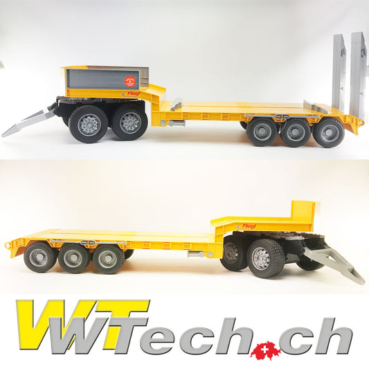 Tieflader Set für Traktor gelb