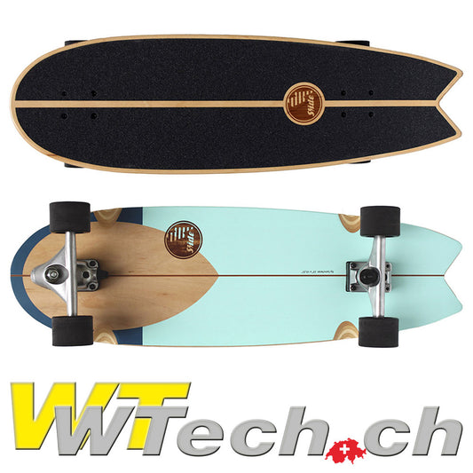 Slide Swallow Noserider 33 Surfskate Komplettbrett