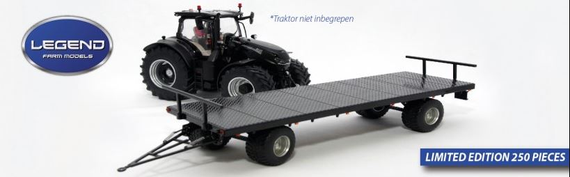 Brückenwagen mit Gatter rot