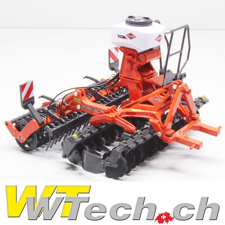 Kuhn Optimer 303 Kurzscheibenegge mit SH 201