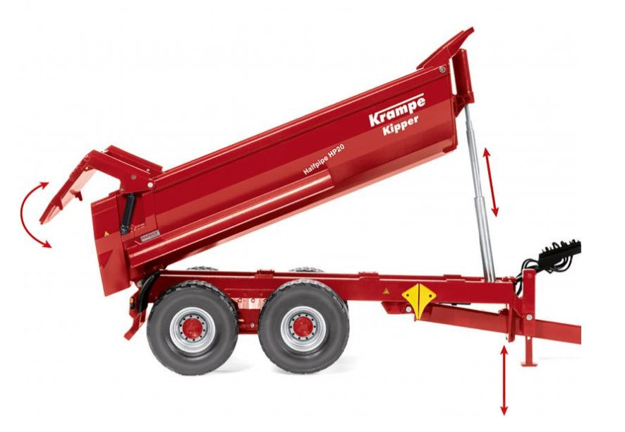 Krampe Tandem Halbrundmulde Halfpipe HP