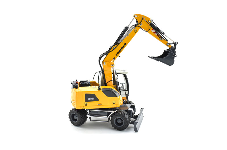 Liebherr A916 Mobilbagger mit Nokian-Reifen.