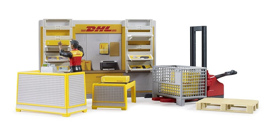 DHL Shop mit Handhubstapler